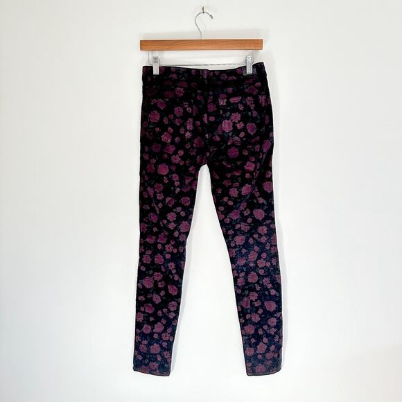 PAIGE Verdugo Ultra Skinny Floral Corduroy Pants - Picture 3 of 7